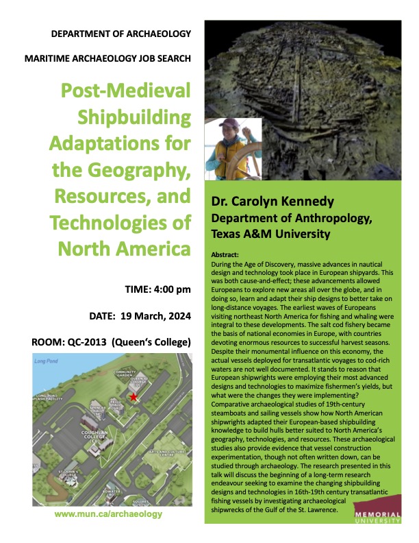 Poster for the job talk presentation by Dr. Kennedy happening on Tuesday, March 19, 2024 in QC 2013.
